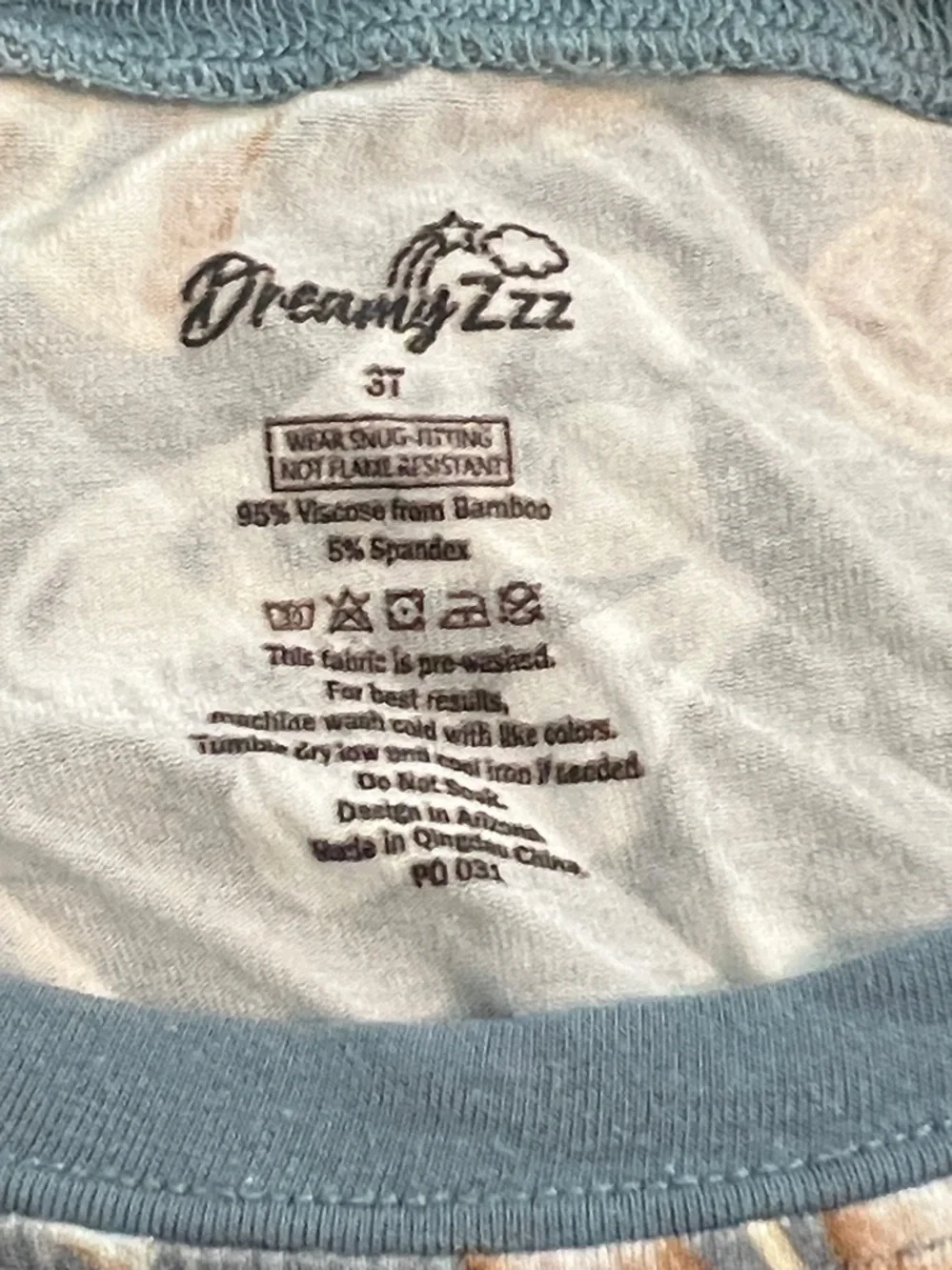Digging Dinos bamboo pjs